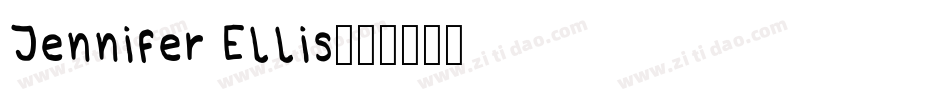 Jennifer Ellis字体转换